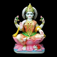 Lakshmi ji with Elephant statue of 2 feet