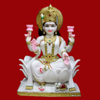 Goddess Lakshmi with Elephant statue of 2 feet