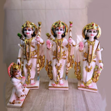 3 Ft Ram Darbar Marble Murti