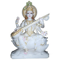Saraswati Murti Marble ( Sangmarmar ) 